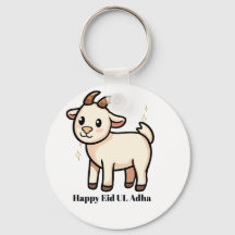 Cute Geit Happy Eid Ul Adha Sleutelhanger 2026 
