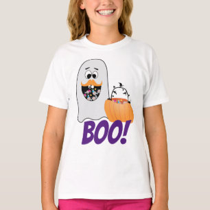 Cute Gekke Halloween Ghost Pumpkin Boo Kinder T-shirt
