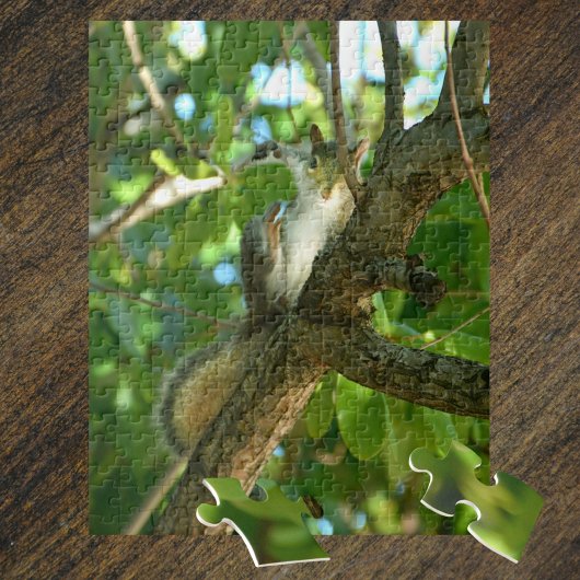 Cute Gekke Slap Happy Squirrel Legpuzzel