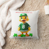 Cute Gele Eend in Celtics Jersey – Unreal Engine Kussen (Deken)