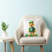 Cute Gele Eend in Celtics Jersey – Unreal Engine Kussen (Stoel)