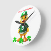 Cute Gele Eend in Celtics Jersey – Unreal Engine Ronde Klok (Hoek)