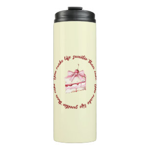 Cute Gele Meisjesachtige Thermische Tumbler Thermosbeker