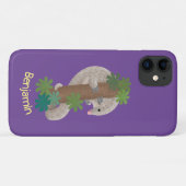 Cute gelukkige schubdier miereneter illustratie Case-Mate iPhone case (Achterkant (horizontaal))