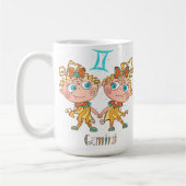 Cute Gemini Twins Koffiemok (Links)