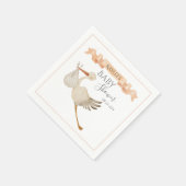 Cute Gender Neutral Baby shower Servet (Hoek)