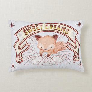 Cute Gender Neutral Baby Sweet Dreams Accent Kussen