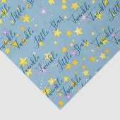 Cute Gender Neutral Twinkle Twinkle Little Star Tissuepapier (Detail)