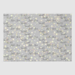Cute Gender Neutral Twinkle Twinkle Little Star Tissuepapier
