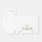 Cute Gender Neutral Woodland Animals Baby shower Bedankdoosjes (Uitgevouwen)