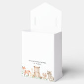 Cute Gender Neutral Woodland Animals Baby shower Bedankdoosjes (Geopend)