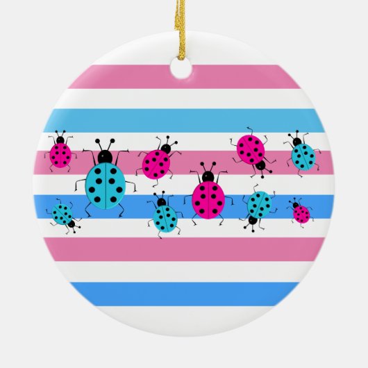 Cute Gender onthullen Ideeën, keramisch Ornament (Achterkant)