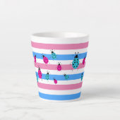 Cute Gender onthult ideeën. Latte Mok (Voorkant)