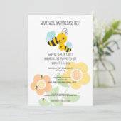 Cute Gender onthult wat Baby Baby shower zal worde Kaart (Staand voorkant)