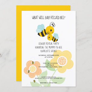 Cute Gender onthult wat Baby Baby shower zal worde Kaart