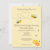 Cute Gender onthult wat Baby Baby shower zal worde Kaart (Voorkant)