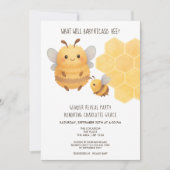 Cute Gender onthult wat Baby Baby shower zal worde Kaart (Voorkant)