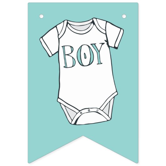 Cute Gender Reopenbaarmakingsfeest Vlaggetjes (Eerste vlag)