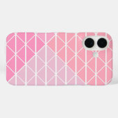 Cute Geometric Pattern of Triangles in Roze Case-Mate iPhone Case (Achterkant (horizontaal))