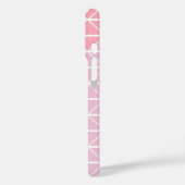 Cute Geometric Pattern of Triangles in Roze Case-Mate iPhone Case (Achterkant / Links)