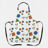 Cute Geometric Shapes Pattern in Soft Pastels Schort (Voorkant)
