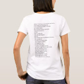 Cute George Washington T-shirt (Achterkant)