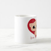 Cute Gepersonaliseerd Kitten Mok (Center)