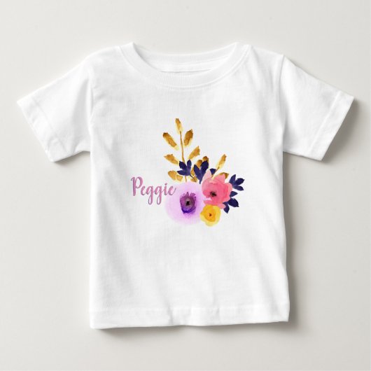Cute Gepersonaliseerde Bloemige Tutu (Voorkant)