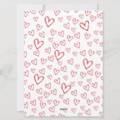 Cute Gepersonaliseerde Foto Valentijnsdag Feestdagenkaart (Achterkant)