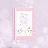 Cute, gepersonaliseerde Sweet 16 verjaardagskaart Kaart