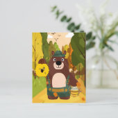 Cute German Beer Calendar Briefkaart (Staand voorkant)