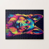 Cute German Shepherd Dog Legpuzzel (Horizontaal)
