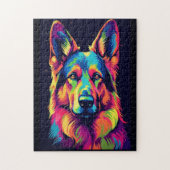 Cute German Shepherd Dog Legpuzzel (Verticaal)