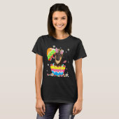 Cute German Shepherd Dog Pet Hunting Egg Bunny Eas T-shirt (Voorkant volledig)