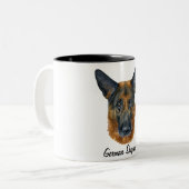 Cute German Shepherd Mok (Voorkant links)