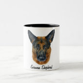 Cute German Shepherd Mok (Center)