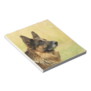 Cute German Shepherd Notepad Notitieblok
