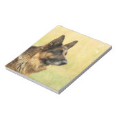Cute German Shepherd Notitieblok (Linkerzijde)