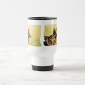 Cute German Shepherd Plastic Travel Mug Reisbeker (Center)