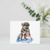 Cute German Shepherd Pup, Dog, Pet animal Briefkaart (Staand voorkant)