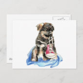 Cute German Shepherd Pup, Dog, Pet animal Briefkaart (Voorkant / Achterkant)