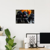 Cute German Shepherd Puppies Poster (Thuiskantoor)
