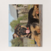 Cute German Shepherd Puppy Dog Legpuzzel (Verticaal)