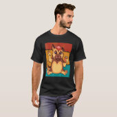 Cute German Shepherd Puppy T-shirt (Voorkant volledig)