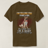 Cute German Shepherd T-shirt (Design voorkant)