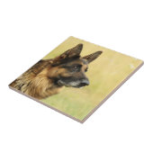 Cute German Shepherd Tile Tegeltje (Zijkant)