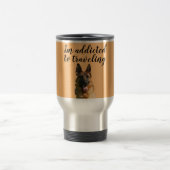 Cute German Shepherd Travel Mug Reisbeker (Center)