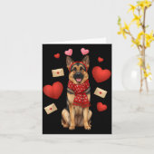Cute German Shepherd Valentine’s Day Dog Mom - Ger Kaart (Gele Bloem)