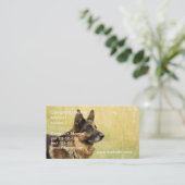 Cute German Shepherd Visitekaartjes (Staand voorkant)