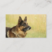 Cute German Shepherd Visitekaartjes (Achterkant)